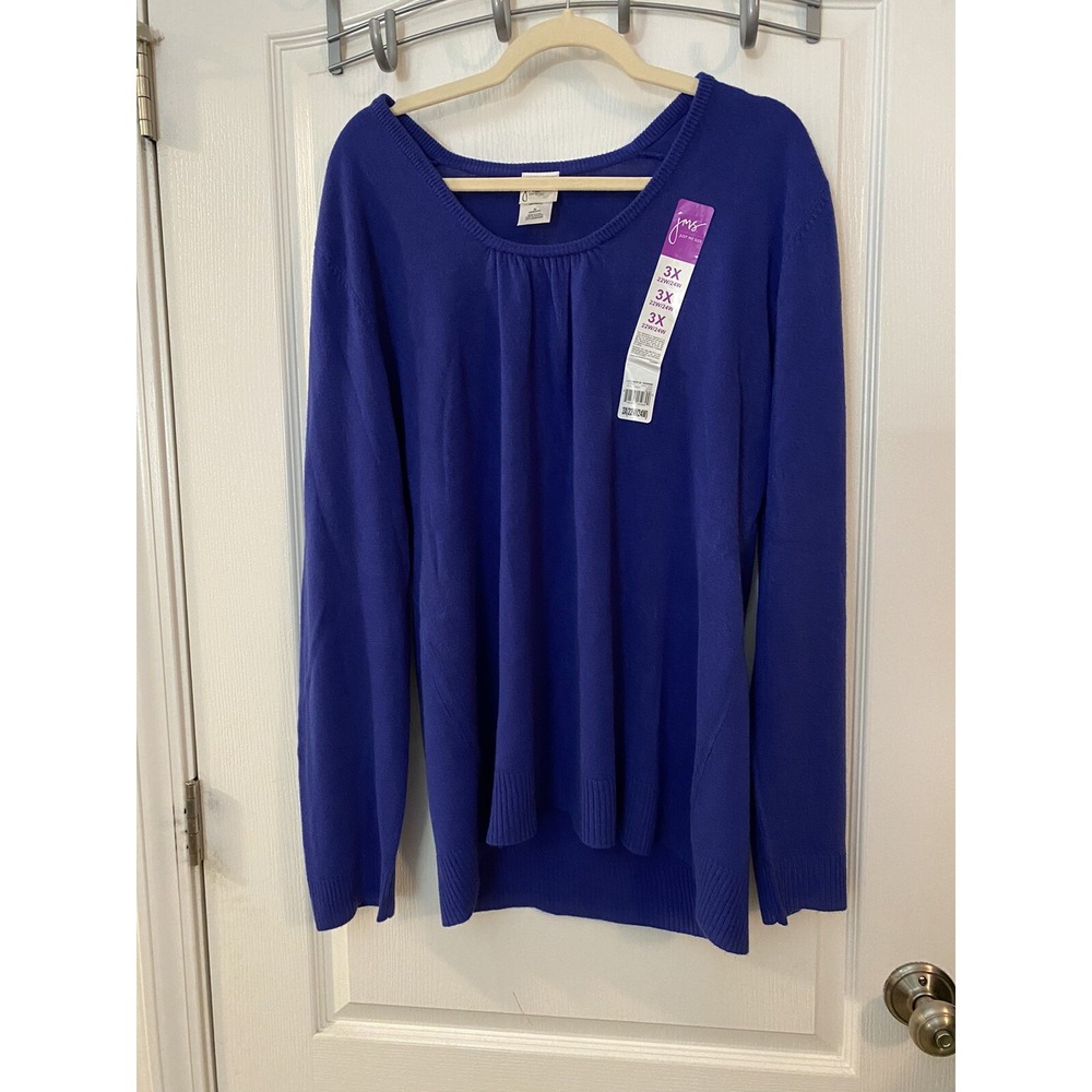 Just My Size (JMS) Women's Plus Size Lightweight Knit Sweater